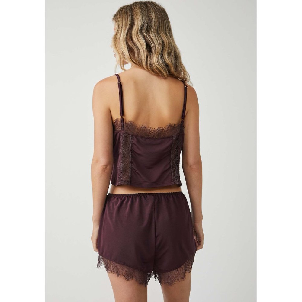 Free People Spice It Up Sleep Set / Plum Jam - Picture 3 of 8